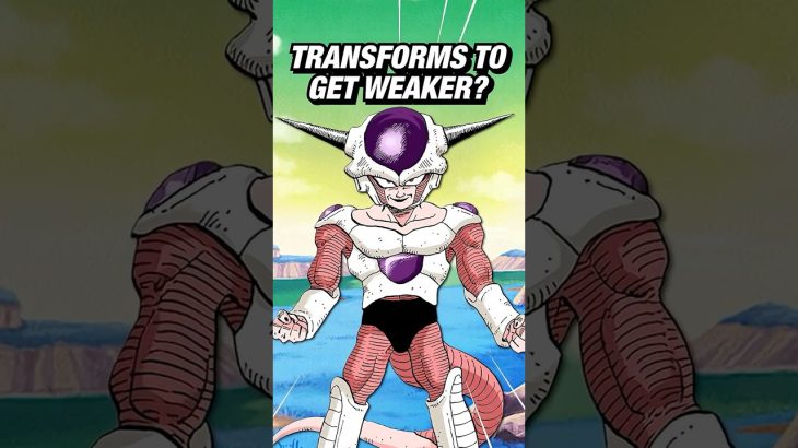 Frieza’s Transformations Make Him WEAKER  #dragonball #dbz #goku