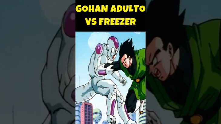 GOHAN ADULTO VS FREEZER DRAGON BALL Z #shorts #dragonball #dragonballsuper #goku #anime