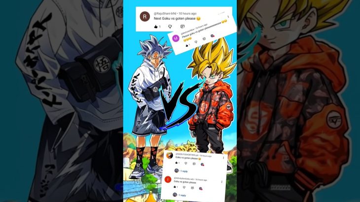 GOKU VS GOTEN | #goku #anime #dragonballz #dragonball #dbs #goten #1v1 #dripgoku
