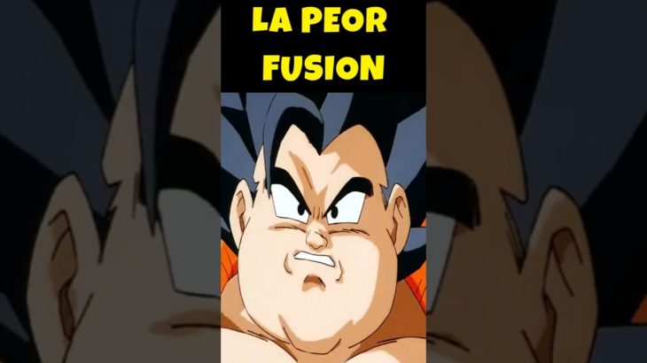 LA PEOR FUSION DE DRAGON BALL Z #shorts #dragonball #dragonballsuper #goku #anime