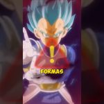 Las 5 Formas De Vegeta Que Goku No Tiene #anime #dragonball