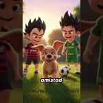 🐶😊Mad les da una lección a Goku y Vegeta. #shorts #dragonball #copalibertadores