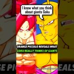 Orange Piccolo reveals what Goku really thinks of Giants