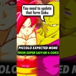 Piccolo expected more from Super Saiyan 4 Goku