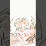 SSJ Goku drawing #shorts #art #anime #sketch #dragonball #drawing