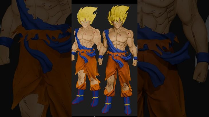 Sculpting Super Saiyan Goku From Dragon Ball Z Under 1 MINUTE!!