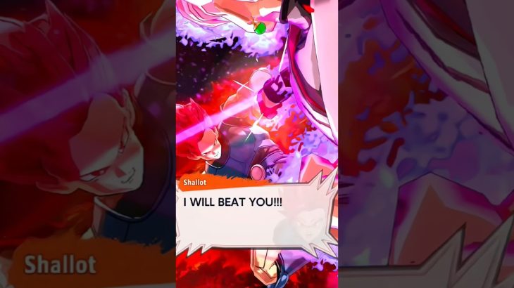 Shallot vs Goku Black Deleted Cutscene Animation 😱🤯! #dragonballlegends #dragonball #shorts