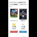 ドラゴンボールと鬼滅の刃はどっちが戦闘シーンがかっこいい？【評価・感想・考察】 #Shorts