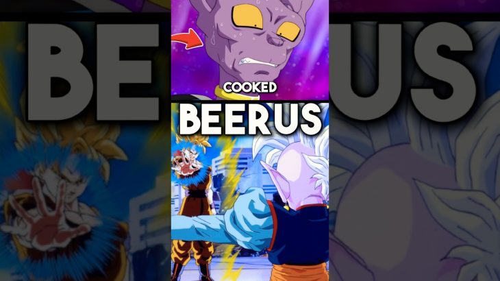 When Goku Almost Took Out Beerus By Accident #shorts #dragonball #anime
