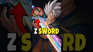 When Goku Lift Z Sword!!🔥🤯 #goku #dragonballz #shorts