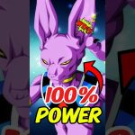 When beerus use his 100% Power|| #shorts #dragonball