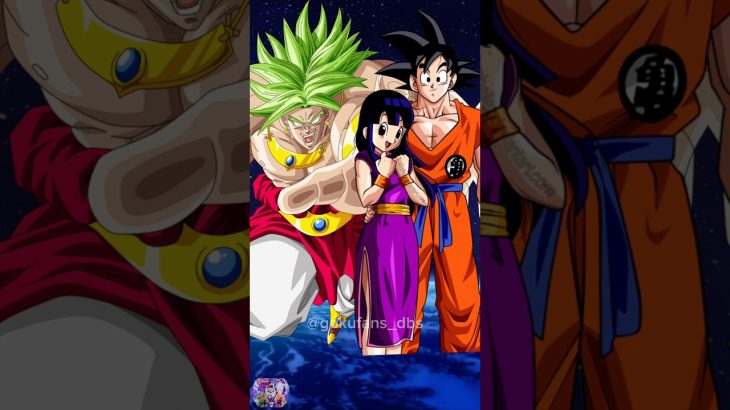 Xeno Broly VS Goku Family #shorts #dbs #goku #dragonball