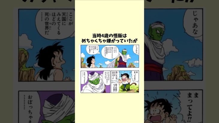 ピッコロを変えた悟飯【ドラゴンボール】 #dragonball #dragonballz #ドラゴンボール #悟空