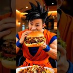 【悟空とベジータの大食い】#dragonball #dragonballz #ドラゴンボール #ドラゴンボールz #悟空 #ベジータ #アニメ #漫画 #大食い