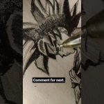 draw goku 💢☠️ for dragon Ball z   comment for next