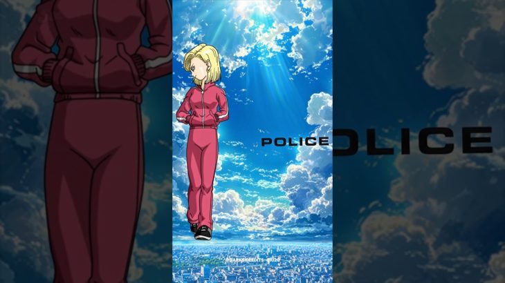 fusion : Dragon Ball characters in police 🚓🚨😱🤯 #anime #dragonball #characters #viral #shortvideo