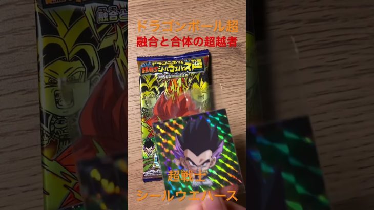 ドラゴンボール超超戦士シールウエハース融合と合体の超越者シークレットシール きんぐかずと @kingkazuto #ドラゴンボール ドラゴンボールグッズ ドラゴンボールダイマ