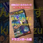 ドラゴンボール超超戦士シールウエハース融合と合体の超越者シークレットシール　きんぐかずと　@kingkazuto  ドラゴンボールグッズ　ドラゴンボールダイマ