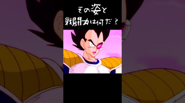 なんだありゃ?でも、気に入ったぞ!#ドラゴンボール#アニメ#悟空#ベジータ#ナッパ#戦闘力#トレンド#shorts