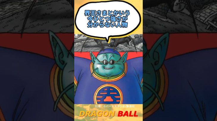 界王さまとかいう実力がよく分からないひと【ドラゴンボール】