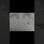 【バケモノの子の蓮とドラゴンボール超 のブロリーを描いてみた】#バケモノの子 #蓮  #ドラゴンボール超 #ブロリー #スケッチ