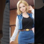 【ドラゴンボール】18号さんの実写化コスプレ#ai #アニメ #ドラゴンボール