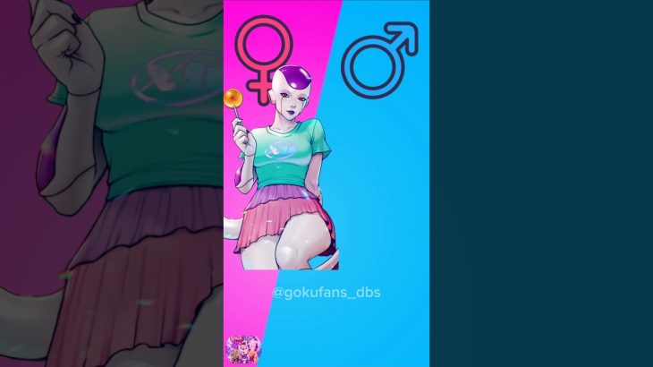 Dragon ball Frieza Character in Female Gender Swap #shorts #dbs #goku #dragonball