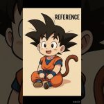 Drawing goku 🔥🔥🔥 #goku #animeeart #animedrawing #dragonball