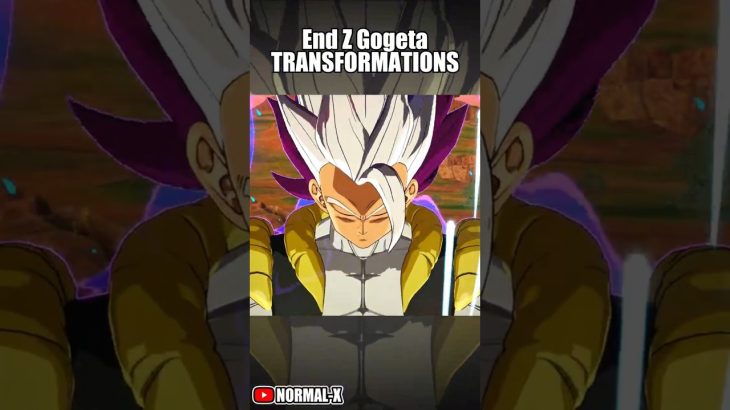 End Z Gogeta TRANSFORMTIONS🔥 #dbz #sparkingzero #goku #blackgoku #dragonballsuper