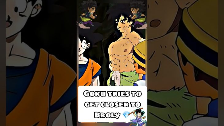 Goku Tries to Get closer to Broly🔥💀 #anime #dbz #dragonball #dragonballz