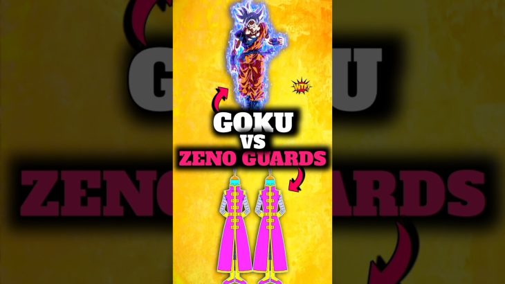 Goku VS Zeno Guards 😱|who is Strongest #shorts #storyminex #dragonball