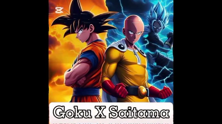 Goku X Saitama anime edit #anime #usingcapcut #videoediting