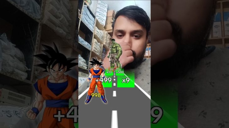 Goku vs Halk 🤯 #dragonballsuper #shortsfeed #goku #dragonball