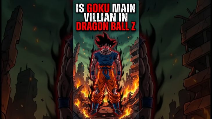 Is Goku Main Villian In Dragon Ball z ? 😕 #shorts #anime #viral