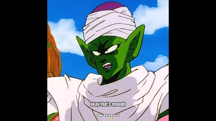 Piccolo Trains Gohan: Part 2. #dragonball #goku #dragonballz #dragoballsuper