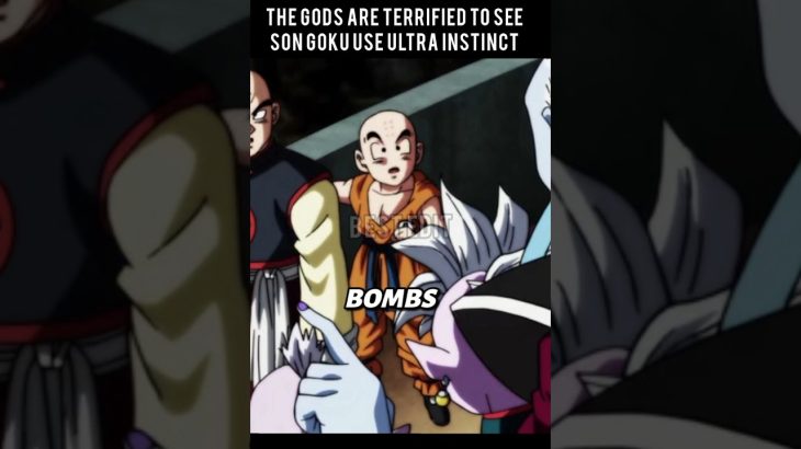 The Gods are terrified to see Son Goku use Ultra Instinct. #dragonball #goku