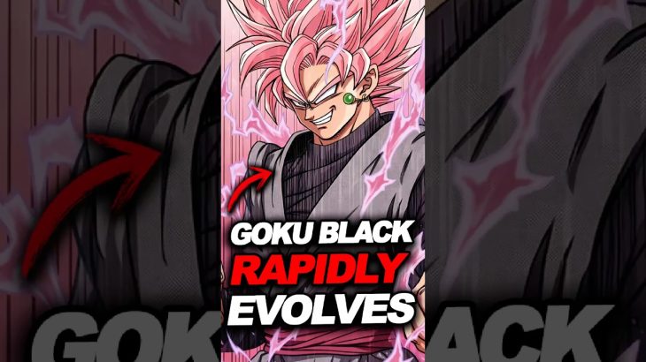 Why Goku Black gets stronger faster then Goku? #anime #dragonball