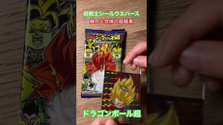 ドラゴンボール超超戦士シールウエハース 融合と合体の超越者　きんぐかずと　@kingkazuto  ドラゴンボールグッズ　ドラゴンボールダイマ　doragonboll