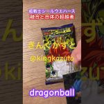ドラゴンボール超超戦士シールウエハース融合と合体の超越者シークレットシール　きんぐかずと　@kingkazuto dragonball ドラゴンボールグッズ　ドラゴンボール
