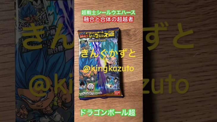 ドラゴンボール超超戦士シールウエハース融合と合体の超越者シークレットシール きんぐかずと @kingkazuto ドラゴンボールダイマ ドラゴンボールグッズ dragonball