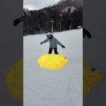 筋斗雲に乗ってみた☆#アニメ #ドラゴンボール #悟空 #スノボ