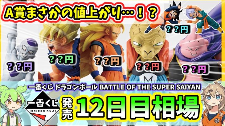 【12日目相場】一番くじ ドラゴンボール BATTLE OF THE SUPER SAIYAN  相場 フィギュア