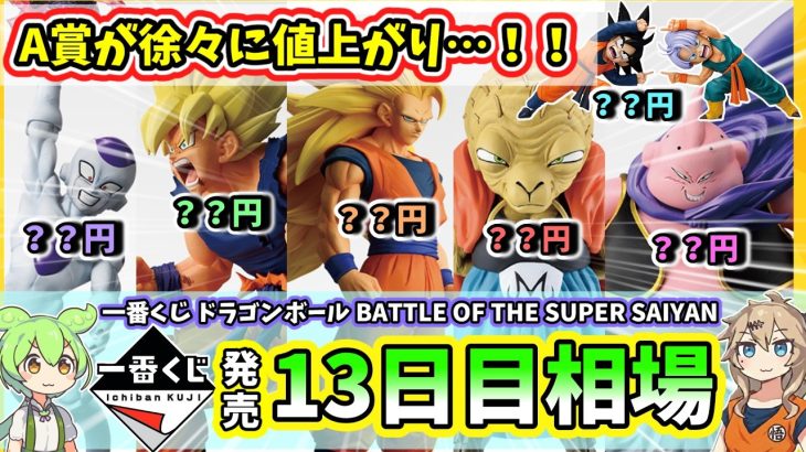 【13日目相場】一番くじ ドラゴンボール BATTLE OF THE SUPER SAIYAN  相場 フィギュア