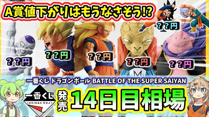 【14日目相場】一番くじ ドラゴンボール BATTLE OF THE SUPER SAIYAN  相場 フィギュア
