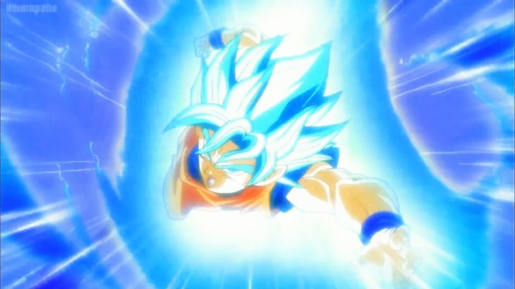ドラゴンボール超（スーパー）►悟空ブルーが戦場を完全支配する瞬間 !! 悟空が神の気を完全解放 [ Dragon Ball Super Full HD]