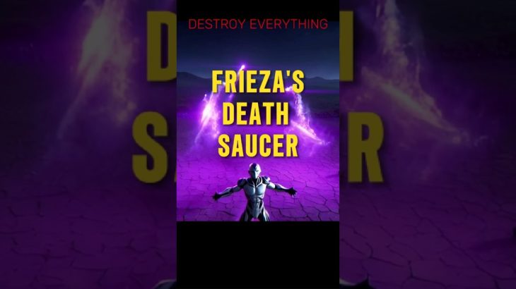 FRIEZA’S DEATH SAUCER The Homing Blades of Extinc #SHORTS