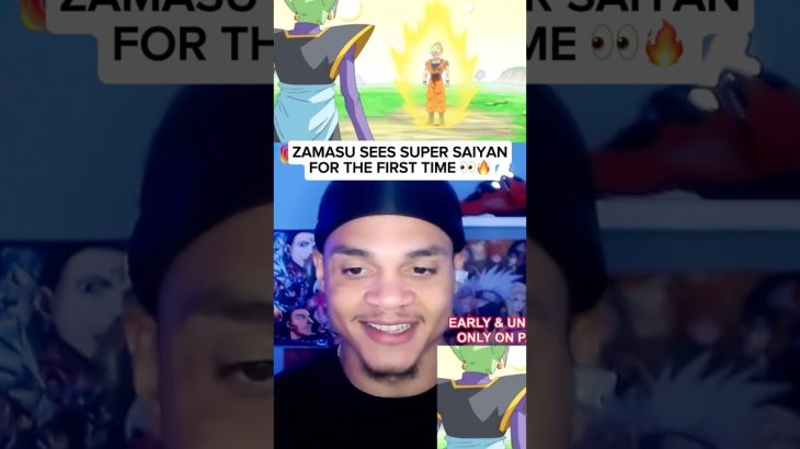 Goku flexes Super Saiyan on Zamasu