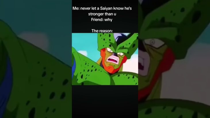 Never Let a Saiyan Know He’s Stronger #dbz #anime #dragonball #dragonballz #dragonballsuper