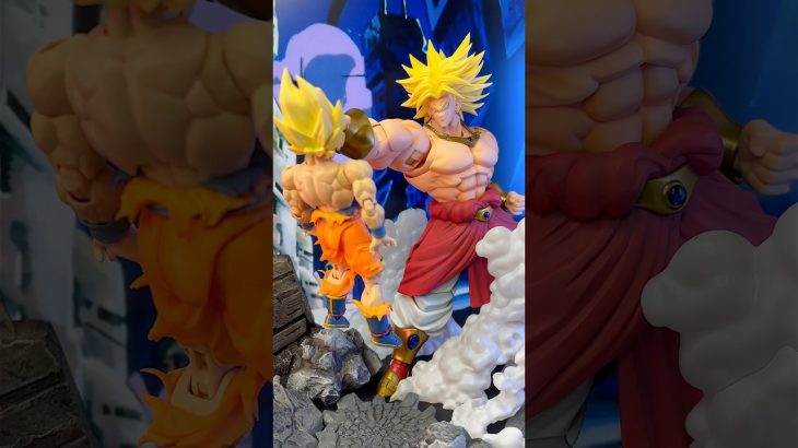 Posing sesh w/ Broly ZT Studio ❇️ #dragonballz #goku #gohan #shfiguarts #dbz
