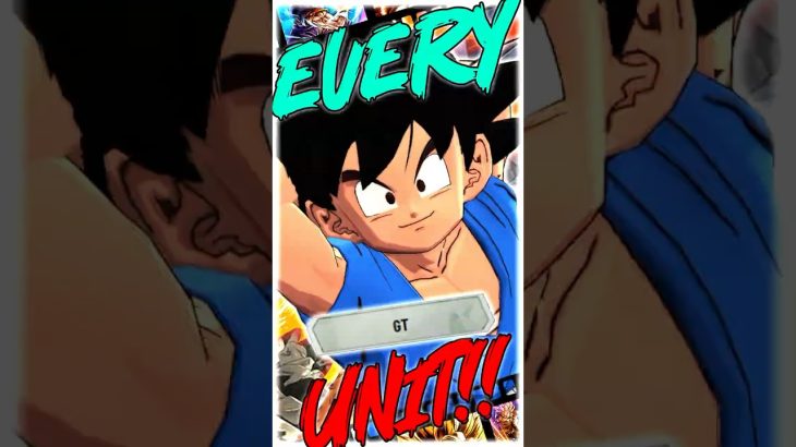 Rating EVERY GT Kid Goku Unit from WORST to BEST #dragonball #pvp